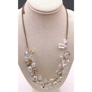 Ali-Khan of New York MultiColored Faceted Aurora Borealis Crystal Necklace